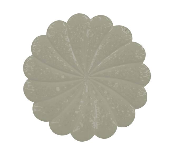 Tray round metal 28x28x2cm
