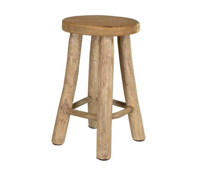 Stool teak wood 30x30x50cm