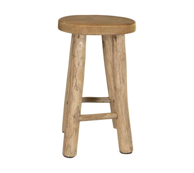 Stool teak wood 30x30x50cm