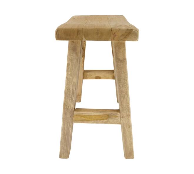 Stool teak wood 41x24x50cm