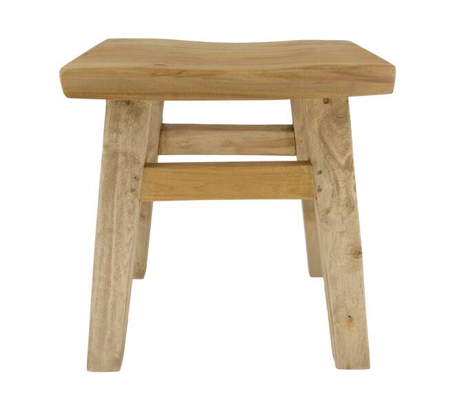 Stool teak wood 41x24x50cm