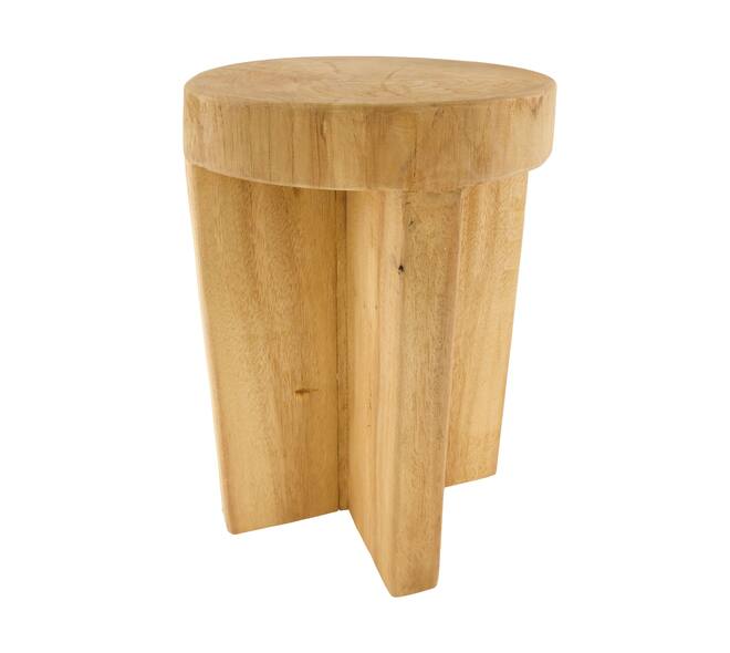 Stool teak wood 30x30x45cm
