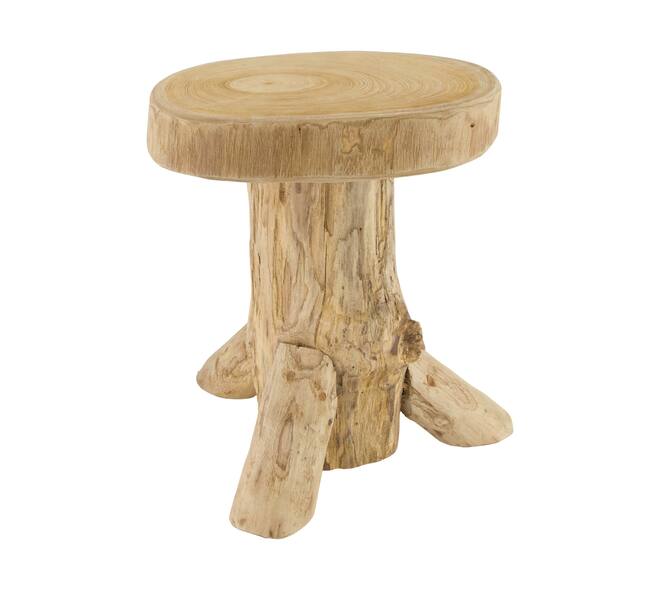 Stool teak wood 30x30x30cm