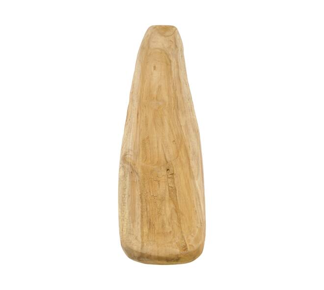 Bowl oval teak wood 90x12x4.5cm