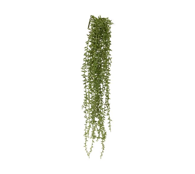 Leaf bushes artificial with hanger 74x8x8cm - Green
