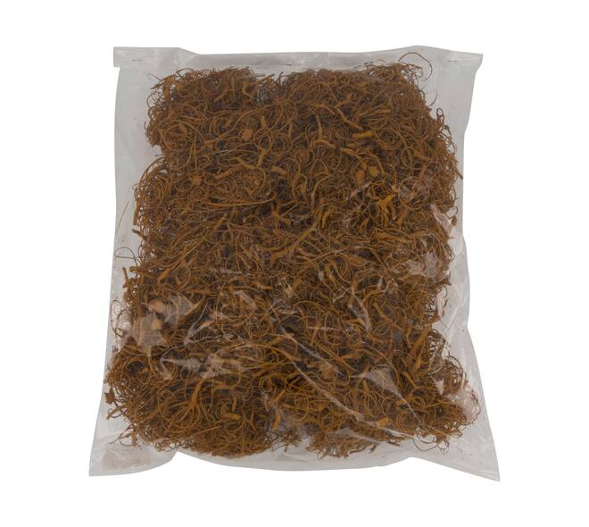 Moss curly 500gr nature 40x29x10cm - Orange