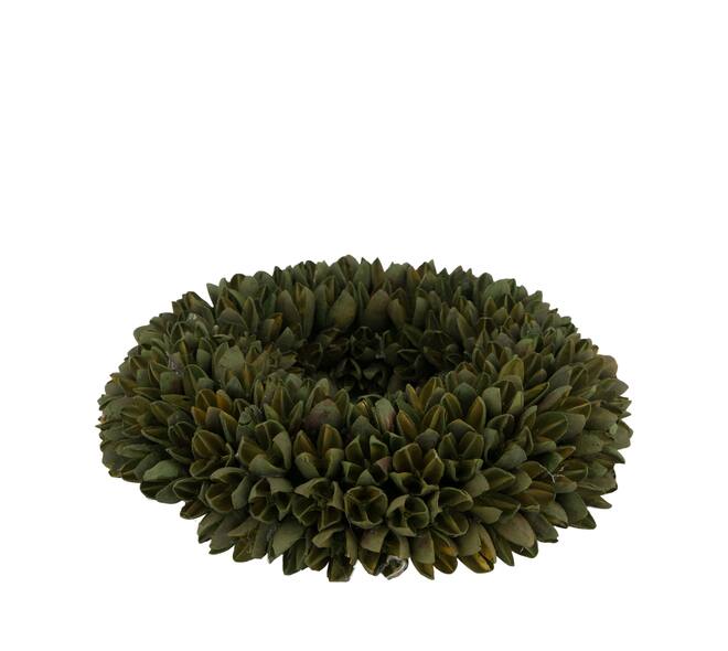 Wreath bakuli nature 27x27x7cm
