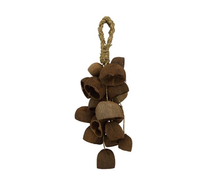 Hanger palm pod nature 55x22x13cm 20pc