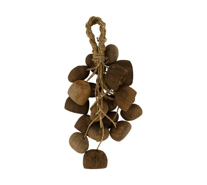 Hanger palm pod nature 55x22x13cm 20pc