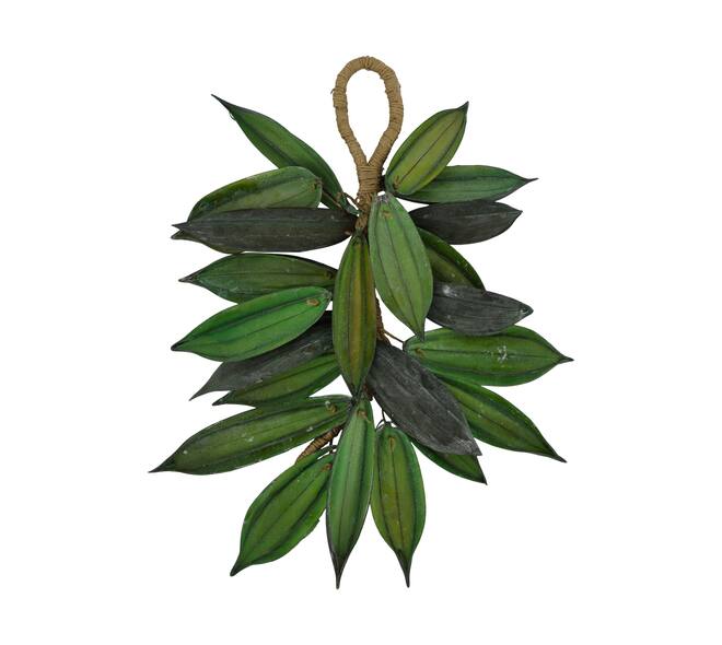 Hanger mini boat nature 50x20x12cm - Green