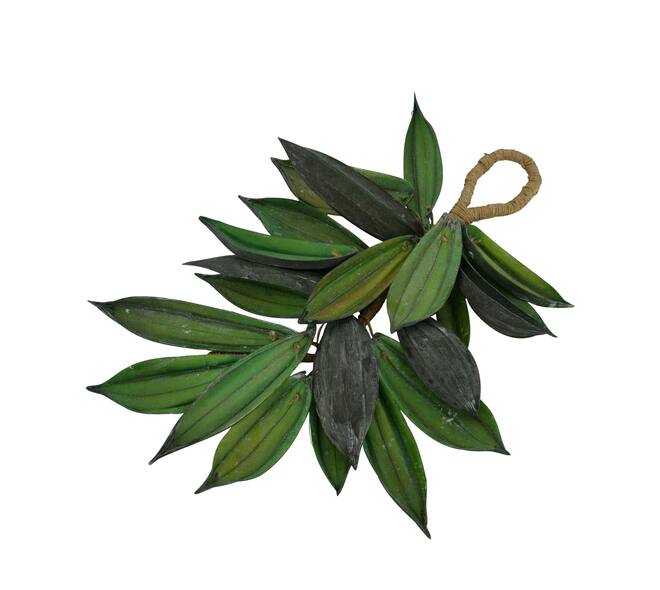 Hanger mini boat nature 50x20x12cm - Green