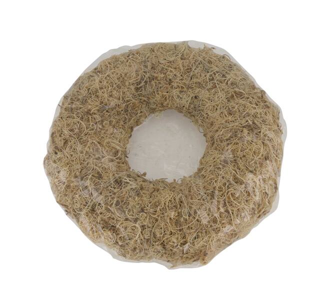 Wreath curly moss nature 37x37x6cm