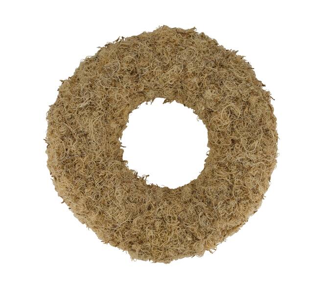 Wreath curly moss nature 58x58x11cm