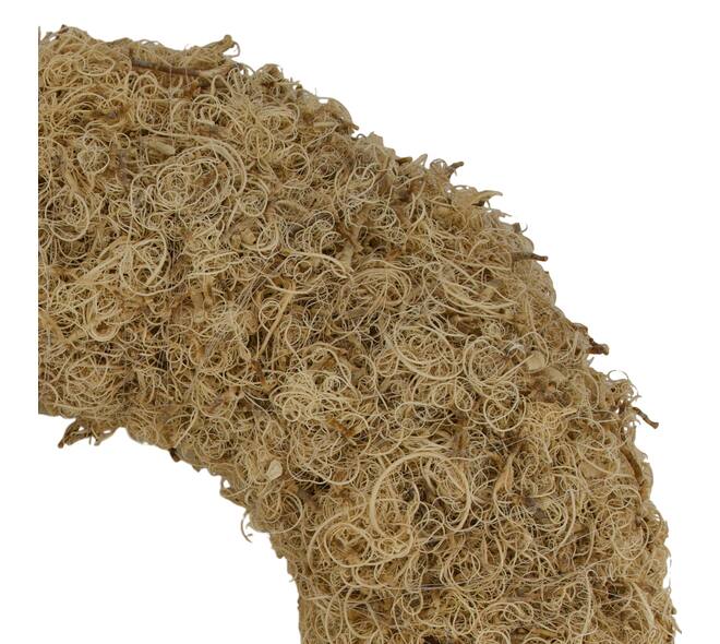 Wreath curly moss nature 58x58x11cm