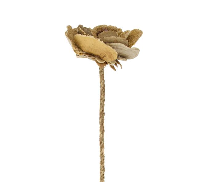 Flower sponge mushroom nature 70x13x18cm - Natural