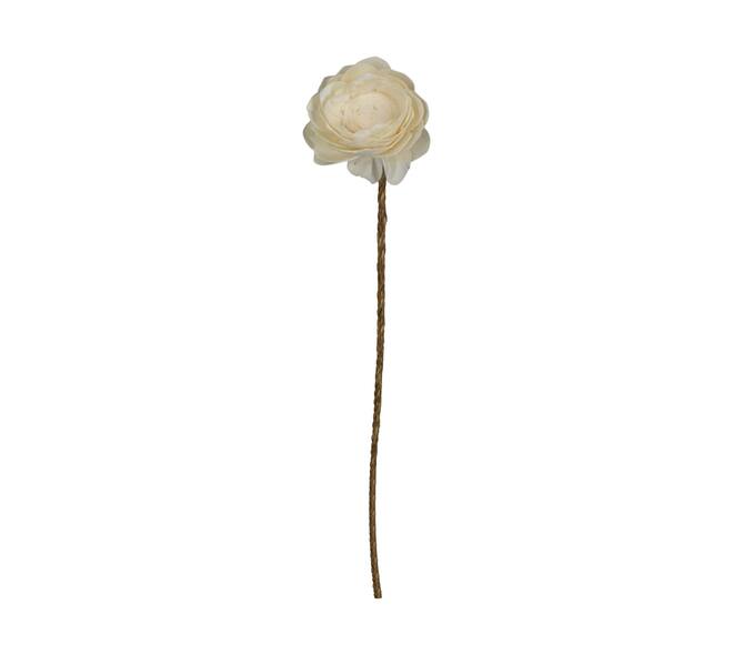 Flower sola lotus nature 65x12x12cm - White