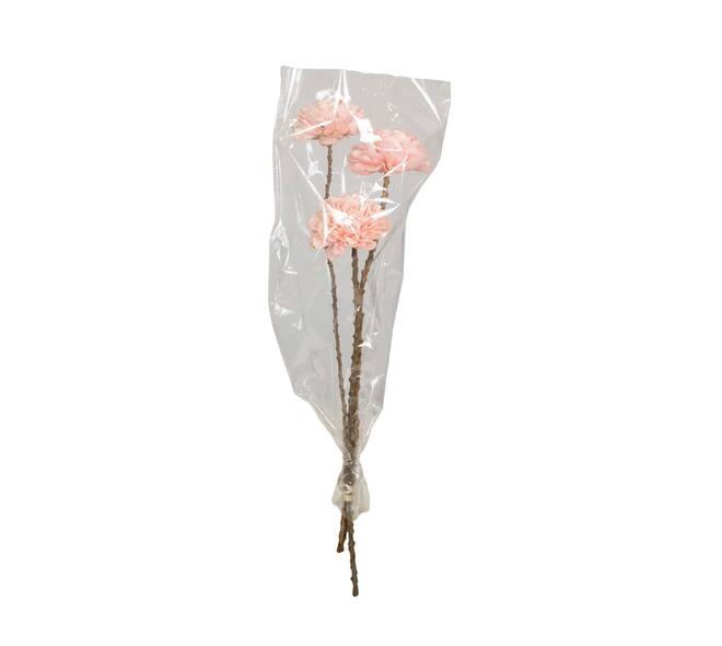 Flower sola dahlia coco 55x10x10cm 3pc - Pink