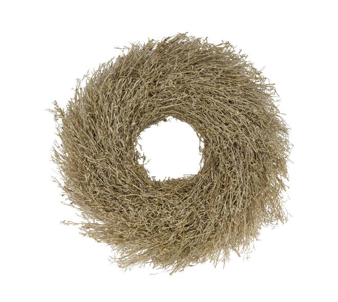 Wreath chili grass in poly wrap nature 59x59x11cm