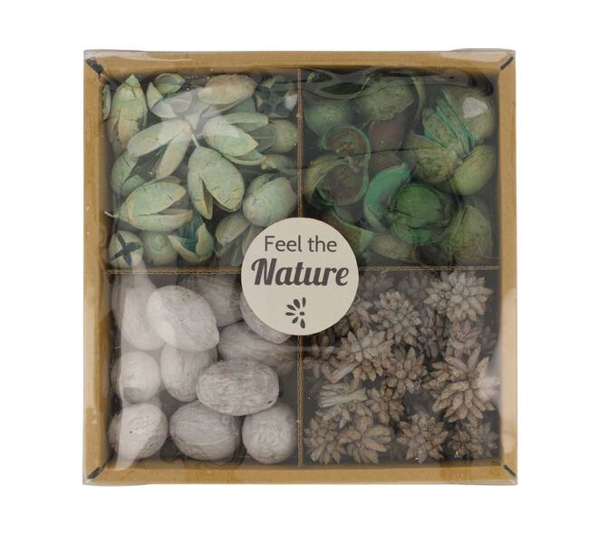 Exotic mix potpourri bakuli tray nature 18.5x18.5x4cm