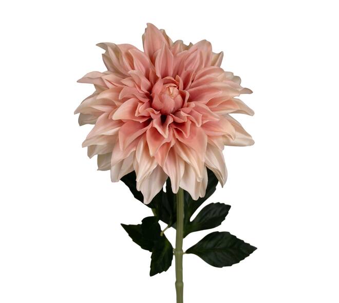 Branch dahlia artificial 73x20x20cm - Orange