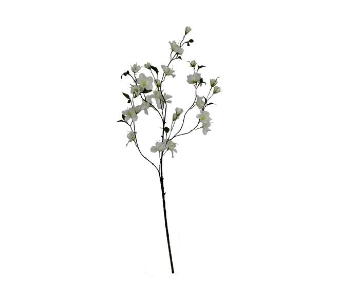 Branch azalea artificial 112x45x30cm - White