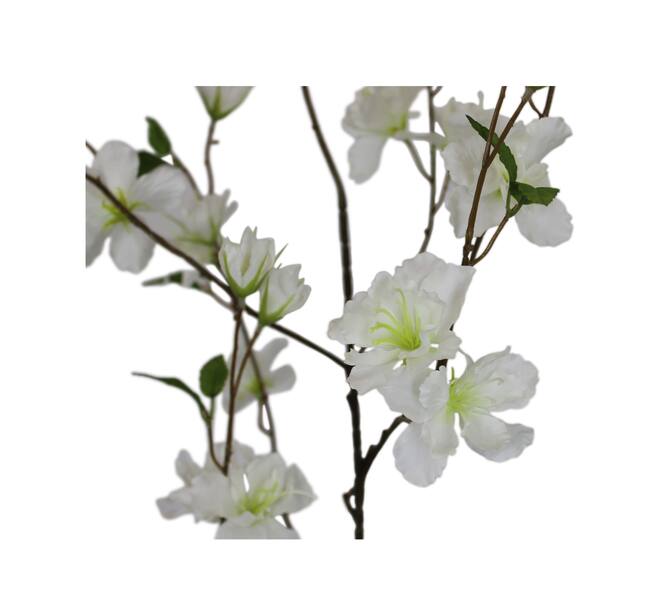 Branch azalea artificial 112x45x30cm - White