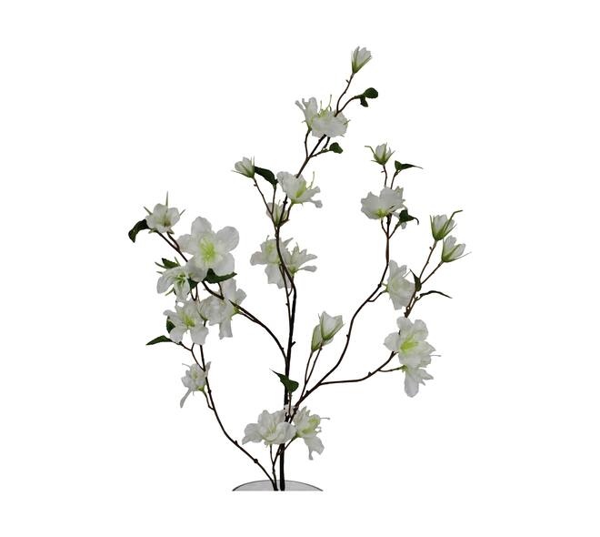 Branch azalea artificial 112x45x30cm - White
