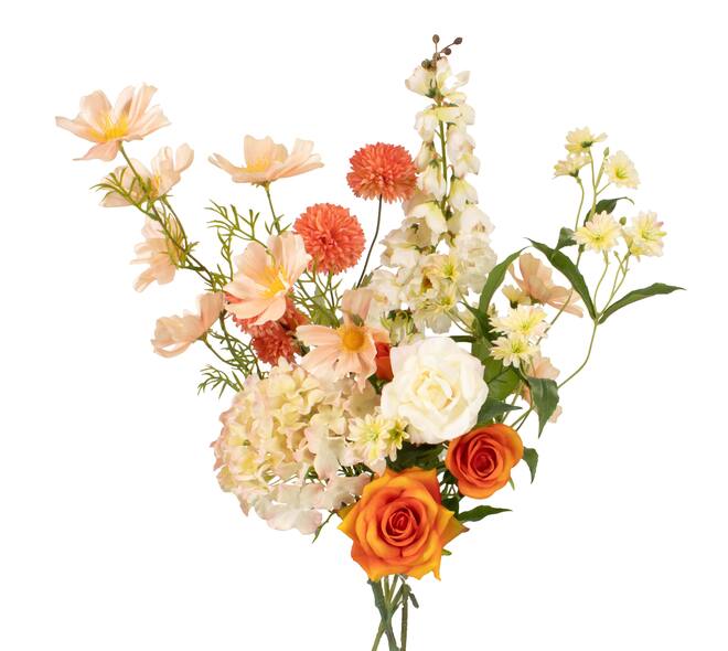 Flower bouquet 7 stems artificial 90x40x30cm - Multi