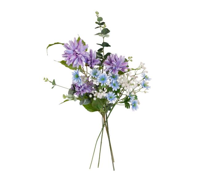 Flower bouquet 4 stems artificial 70x25x25cm