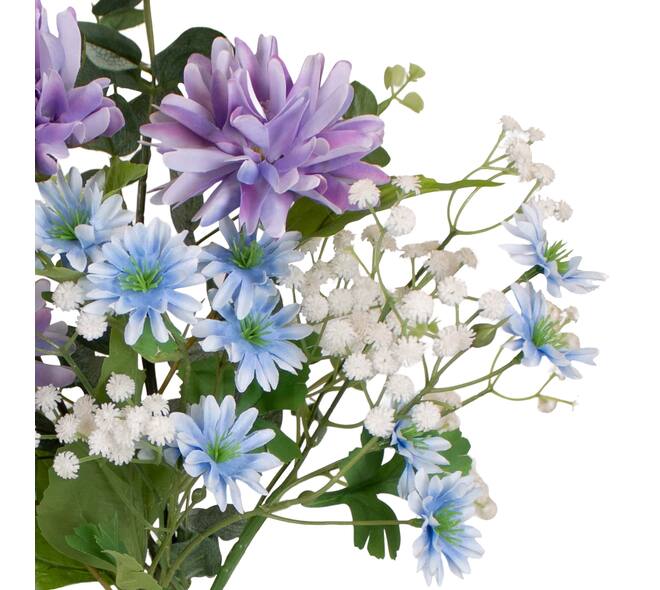 Flower bouquet 4 stems artificial 70x25x25cm