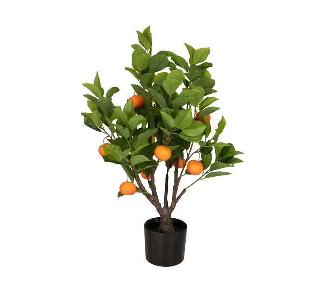 Tree mandarin artificial 55x50x80cm - Orange