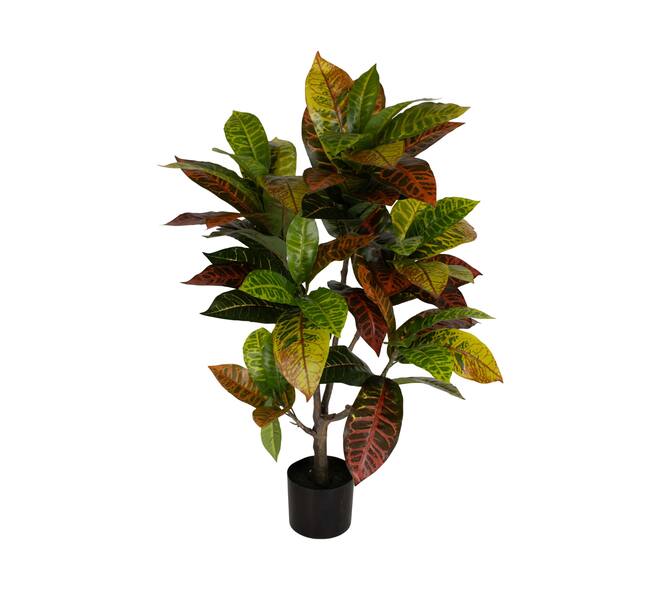 Plant croton artificial 70x70x100cm - Green