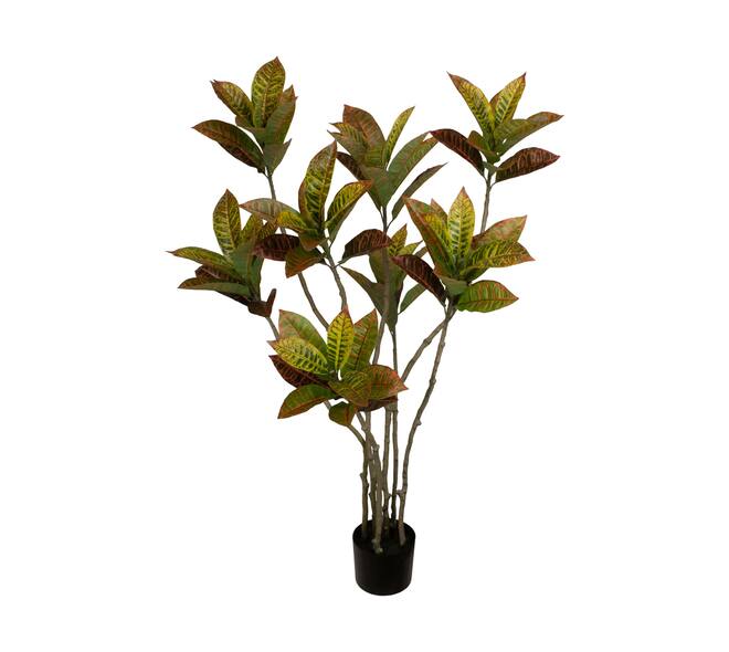 Plant croton artificial 55x60x125cm - Green
