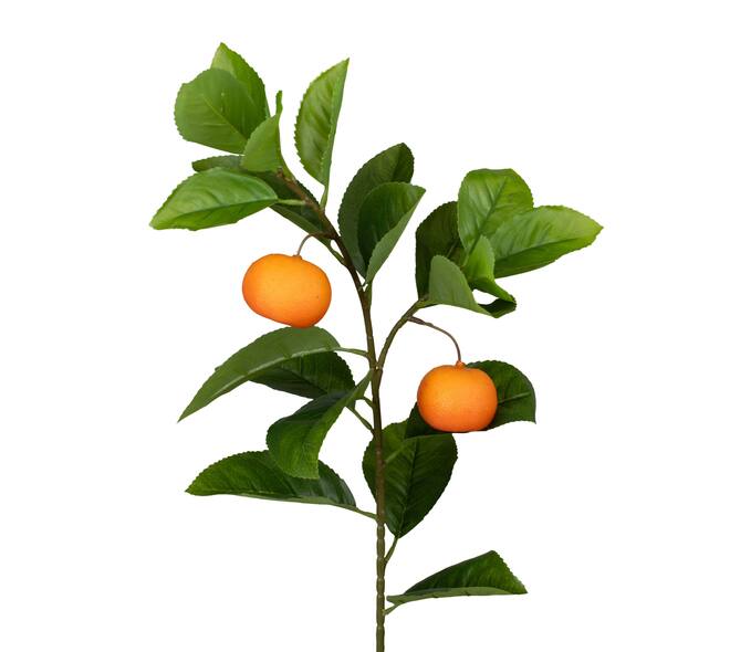 Branch mandarin artificial 83x20x20cm - Orange