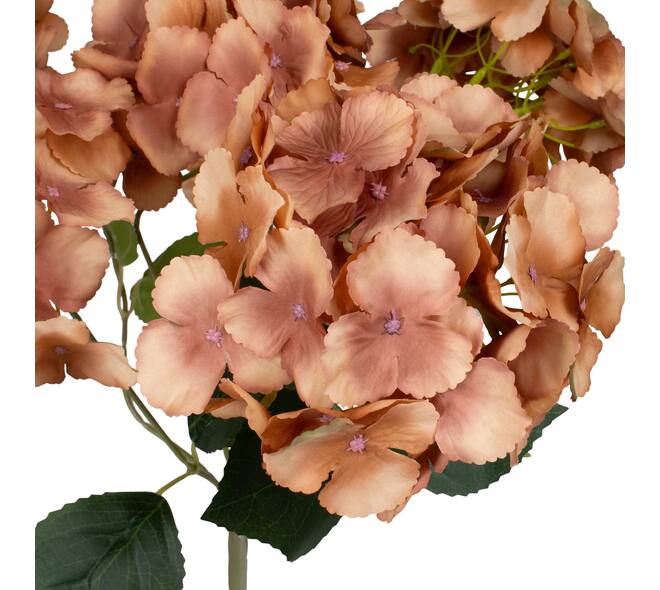 Flower hydrangea artificial 50x40x30cm - Brown