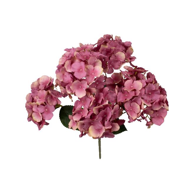 Flower hydrangea artificial 50x40x30cm - Pink
