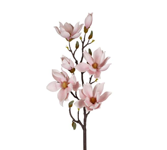 Branche magnolia artificiel 95x28x15cm rose clair