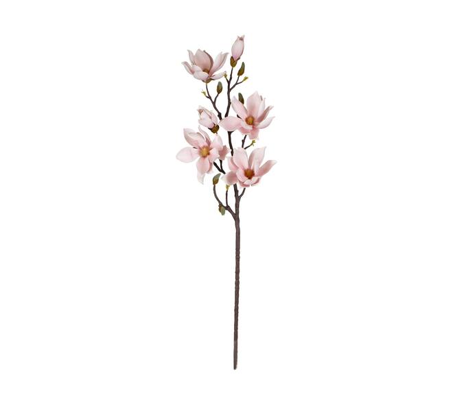 Branche magnolia artificiel 95x28x15cm rose clair