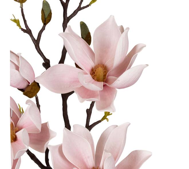 Branche magnolia artificiel 95x28x15cm rose clair