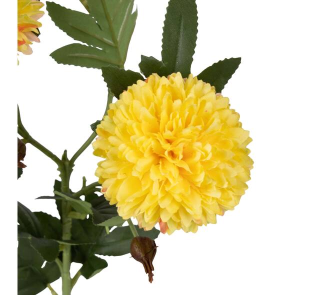 Branch artificial 50x20x18cm - Yellow