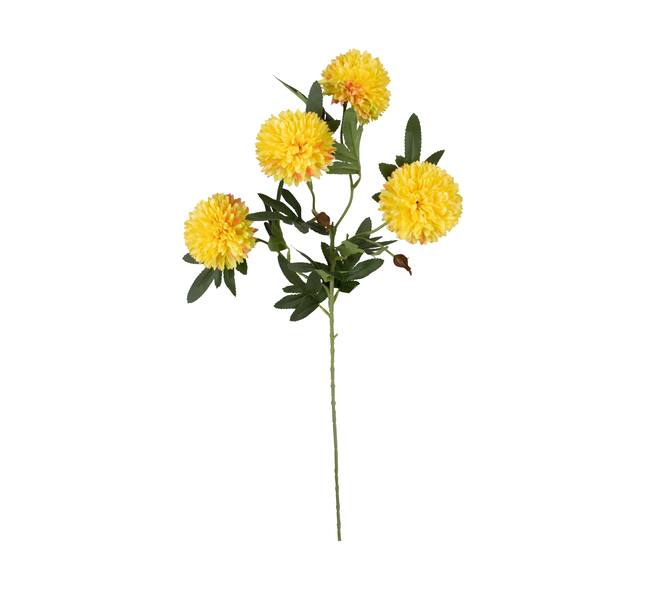 Branch artificial 50x20x18cm - Yellow