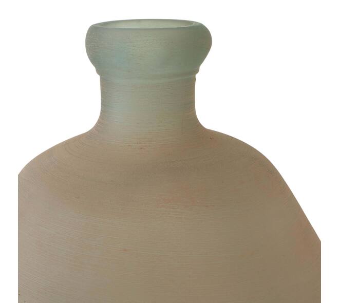 Bottle recycled glass 45x45x50cm - Cream