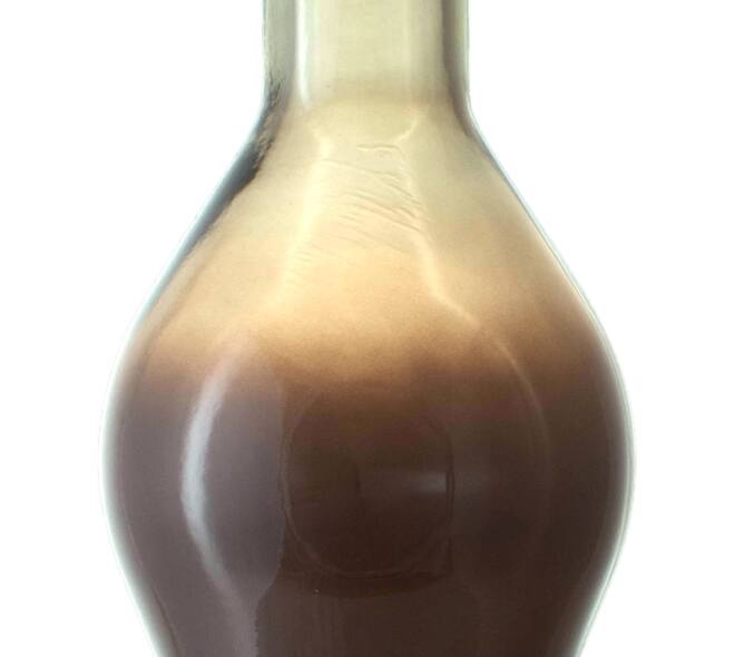 Bottle recycled glass 33x33x100cm