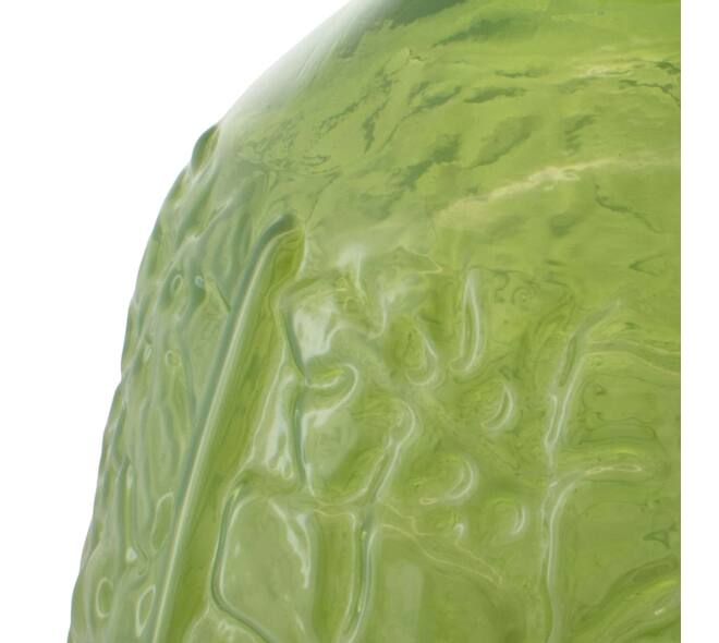 Bottle recycled glass 29x29x59cm - Green