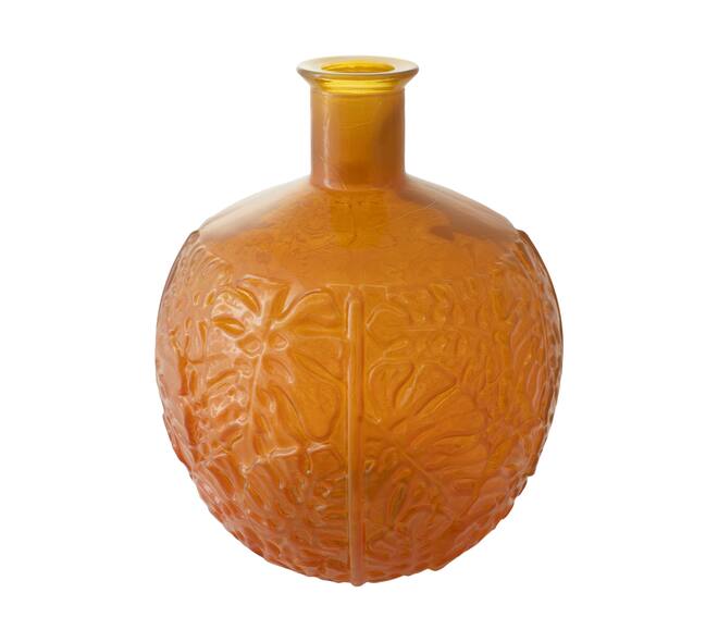 Bottle recycled glass 32x32x44cm