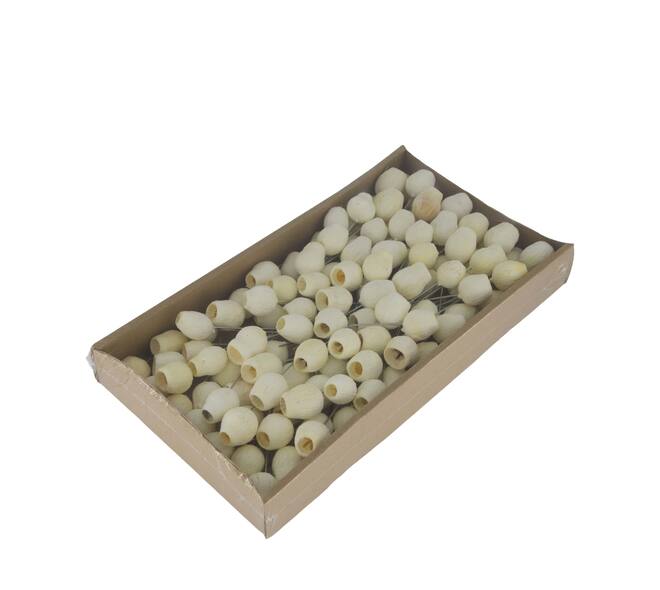 Bellgums on wire stem 80pc in tray 36x20x5cm