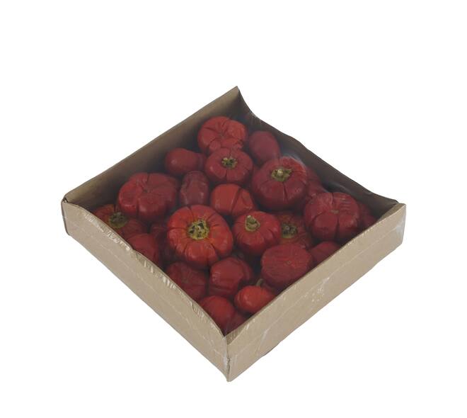 Pumpkin mini nature 19x19x4.5cm 200gr - Red