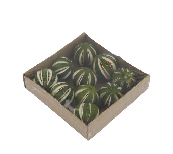Whole orange green 10pc 19x19x5cm - Green