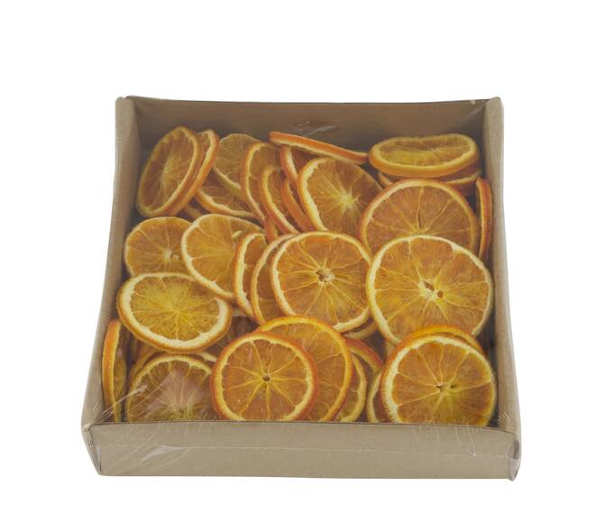 Orange slices 200gr nature 19x19x4.5cm - Orange