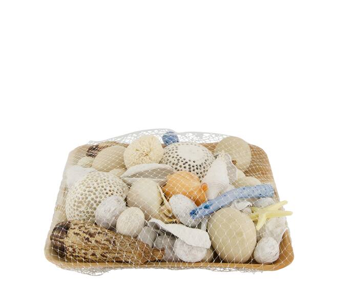 Potpourri with acacia plate nature 25.5x25.5x8cm - Multi